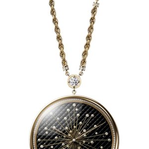 Chanel Haute Couture Long Necklace Timepiece Quartz, 18k gold set with 226 diamonds (approx. 2.55mm)