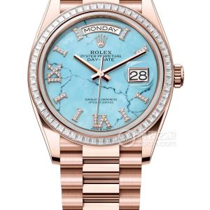 Rolex Day-Date Model M128395TBR-0018 Automatic mechanical, 18K Everose gold, 36mm - Image 1