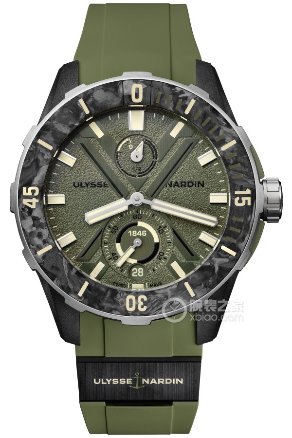 Ulysse Nardin Diver 1183-170-8A/3A Automatic machinery, precision steel, 44mm