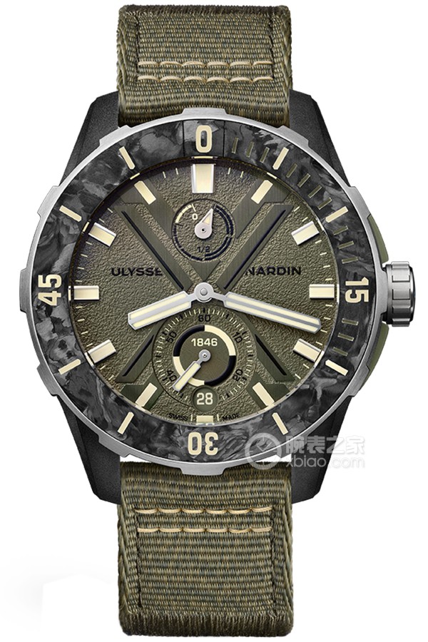 Ulysse Nardin Diver 1183-170-8A/0A Automatic machinery, precision steel, 44mm