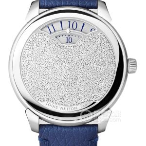 Louis Vuitton Tambour W9 PT11 Automatic mechanical design, platinum set with 795 diamonds (approx. 1.37mm)