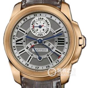 Cartier CALIBRE DE CARTIER W7100029 Automatic mechanical, 18k rose gold, 42mm - Image 1