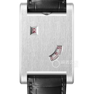 Cartier Tank Platinum Black Strap Edition Manual mechanical movement, 950 platinum, 37.6*24.8mm - Image 1