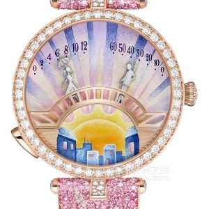 Van Cleef & Arpels Poetic Complications VCARPES400 Automatic mechanical, 18k rose gold, 38mm - Image 1