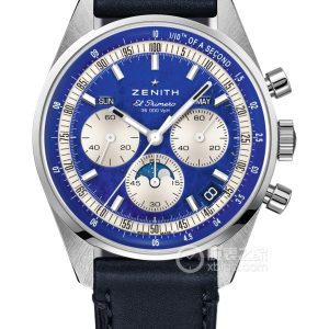 Zenith flagship 03.3400.3610/51.C910 Automatic machinery, precision steel, 38mm - Image 1