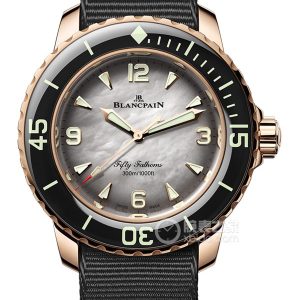 Blancpain Fifty Fathoms 5007-3644A-NABA Automatic mechanical parts, 18k red gold, 38.2mm - Image 1