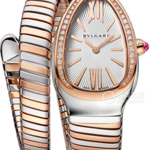 Bulgari Serpenti 103822 Quartz, stainless steel, 18k rose gold, 35mm - Image 1