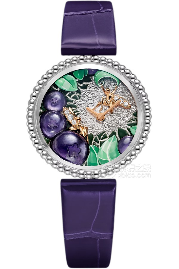 Van Cleef & Arpels Extraordinary Dial VCARPEV300 Quartz, rhodium-plated white gold with diamonds, 30mm