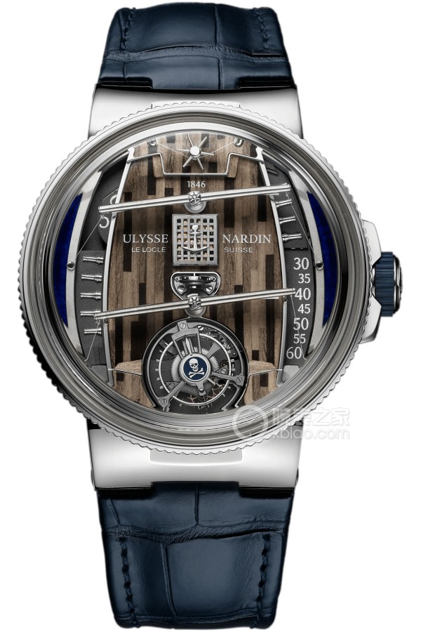 Ulysse Nardin Marine 6329-100LE-9A-CORSAIRE/1A Manual winding, 950 platinum, 44mm