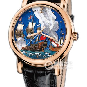Ulysse Nardin Limited Edition Watch 136-11-Port Automatic machinery, 18k rose gold, 40mm (discontinued) - Image 1