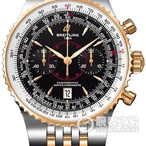 Breitling C2335021.BA25 Black Dial (Two-tone Navitimer Aviation Bracelet) Automatic machinery, precision steel, 47mm (discontinued)