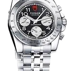 Tudor Heritage Chrono 20300-93570 Black and Silver with Numbers Automatic machinery, stainless steel, 41mm - Image 1