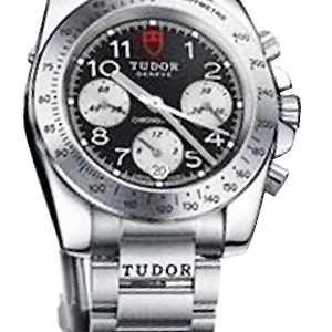 Tudor Prince Sport 20300-95000 Black/Silver with Numbers Automatic machinery, stainless steel, 41mm - Image 1