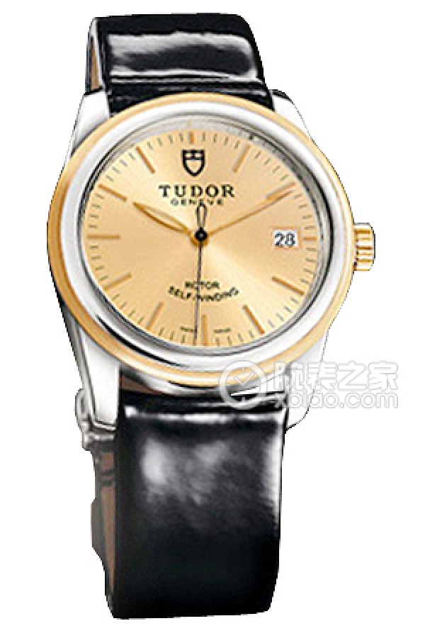 Tudor Junjue 55003-ls Black Patent Leather Automatic machinery, precision steel, 36mm