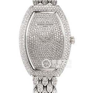 Vacheron Constantin 25541/345G-9053 Quartz, 18k white gold set with diamonds, 27.5 x 37.1 mm - Image 1