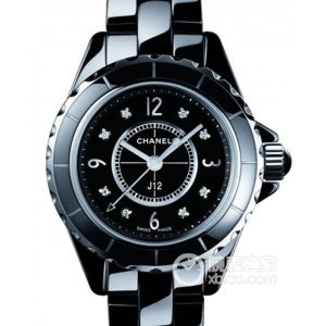 Chanel J12H2569 Quartz, black precision ceramic, 29mm - Image 1