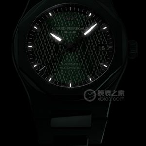 GP Girard-Perregaux Laureate 81005-32-3080-1CX Automatic machinery, green ceramics, 38mm - Image 2