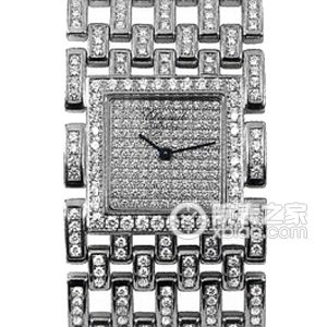 Ms. Chopin 106971-1001 Quartz, 18k white gold set with diamonds