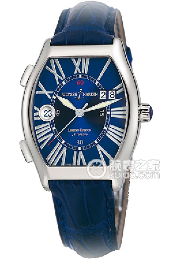 Ulysse Nardin Limited Edition Watch 220-11LE Automatic machinery, 18k white gold, 38x43mm (Discontinued)