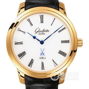 Glashütte Original Member 100-10-01-01-04 Automatic machinery, 18k rose gold, 40mm (discontinued) - Image 1