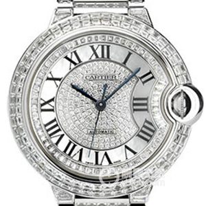 Cartier Ballon Bleu HPI00253 Automated machinery, 18k white gold set with diamonds, 42mm (discontinued) - Image 1