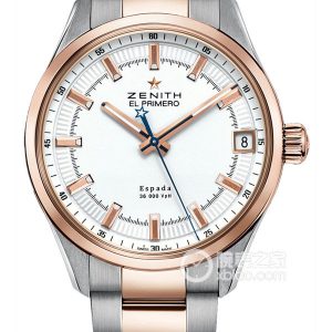 Zenith EL PRIMERO51.2170.4650/01.M2170 Two-tone Automatic machinery, precision steel, 40mm (Discontinued) - Image 1