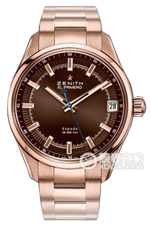 Zenith EL PRIMERO 18.2170.4650/75.M2170 Rose Gold Automatic machinery, 18k rose gold, 40mm (discontinued)