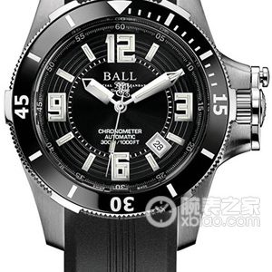 Ball Engineer Hydrocarbon DM2136A-SCJ-BK Rubber Watch Strap Automatic machinery, stainless steel, 42mm - Image 1