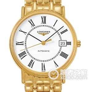 Longines Elegance L4.801.2.11.8 Automated machinery, stainless steel PVD gold-plated, 38.5mm (discontinued) - Image 1
