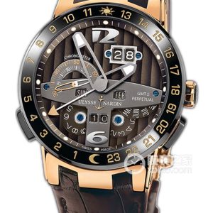 Ulysse Nardin Perpetual Calendar 322-00 Automatic machinery, 18k rose gold, 43mm (discontinued) - Image 1