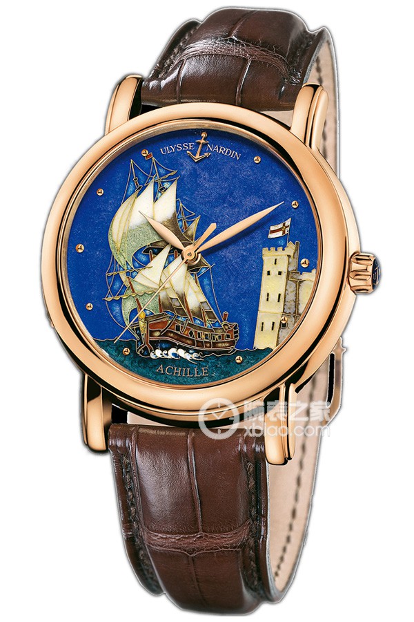 Ulysse Nardin Limited Edition Watch 136-11/ACH Automatic machinery, 18k rose gold, 40mm (discontinued)