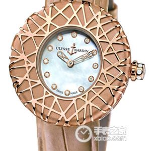 Ulysse Nardin ladies' watch 8106-108 Automatic machinery, 18k rose gold, 34mm (discontinued) - Image 1