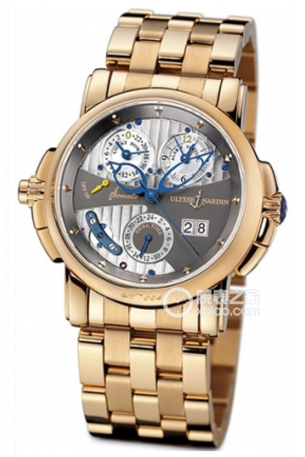 Ulysse Nardin 676-88-8/212 18k rose gold, 42mm (discontinued)