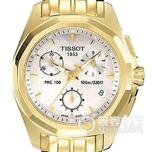 Tissot T-TRENDT008.217.33.111.00 Quartz, gold-plated stainless steel, 34.8*33mm