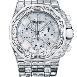 Audemars Piguet Royal Oak Offshore 26114CK.ZZ.9181BC.01 Automatic mechanical design, 18k white gold with diamonds, 37mm (discontinued) - Image 1
