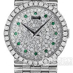 Earl G0A05420 Quartz, 18k white gold set with diamonds, 28mm - Image 1