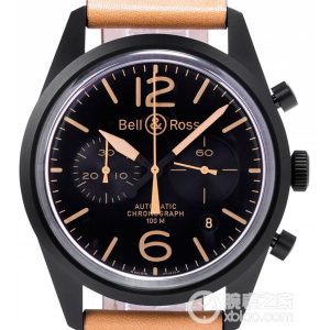 Bell & Ross Vintage BRV126-Heritage/2 Automatic machine, matte black, 41mm (discontinued)