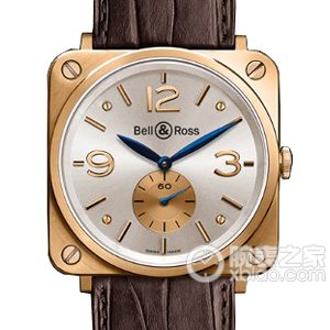 Bell & Ross INSTRUMENTS BR S PINK GOLD Pearl Dial Manual mechanical movement, 18k rose gold, 39mm (discontinued)