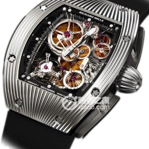 Richard Mille, Men's RM 018, Tourbillon, Hommage, Boucheron Manual mechanical movement, 18K white gold, 48x39.70mm - Image 1