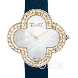 Van Cleef & Arpels ALHAMBRAVCARF 52800 Quartz, Gold, 30*30mm - Image 1