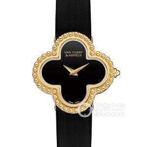 Van Cleef & Arpels ALHAMBRAVCARD 21900 Quartz, 18k gold, 26x26mm - Image 1