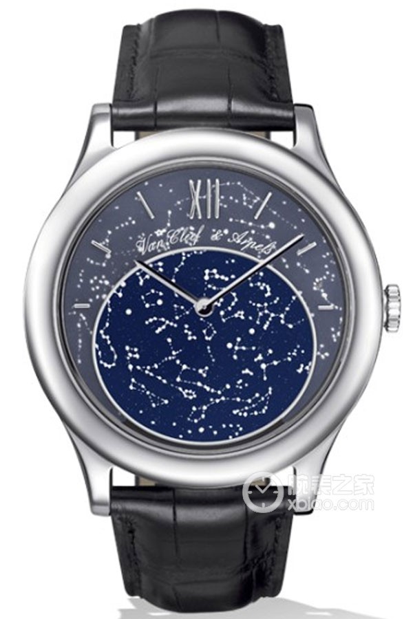 Van Cleef & Arpels Poetic Complications VCARN5HI00 Automatic mechanical movement, 18k white gold (officer's style case), 41mm