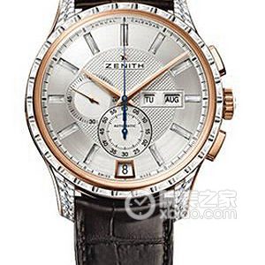 Zenith Elite 22.2071.4054/03.C711 Automatic mechanical, 18K rose gold with diamonds, 42mm - Image 1