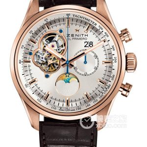 Zenith EL PRIMERO18.2160.4047/01.C713 18k rose gold, 45mm - Image 1