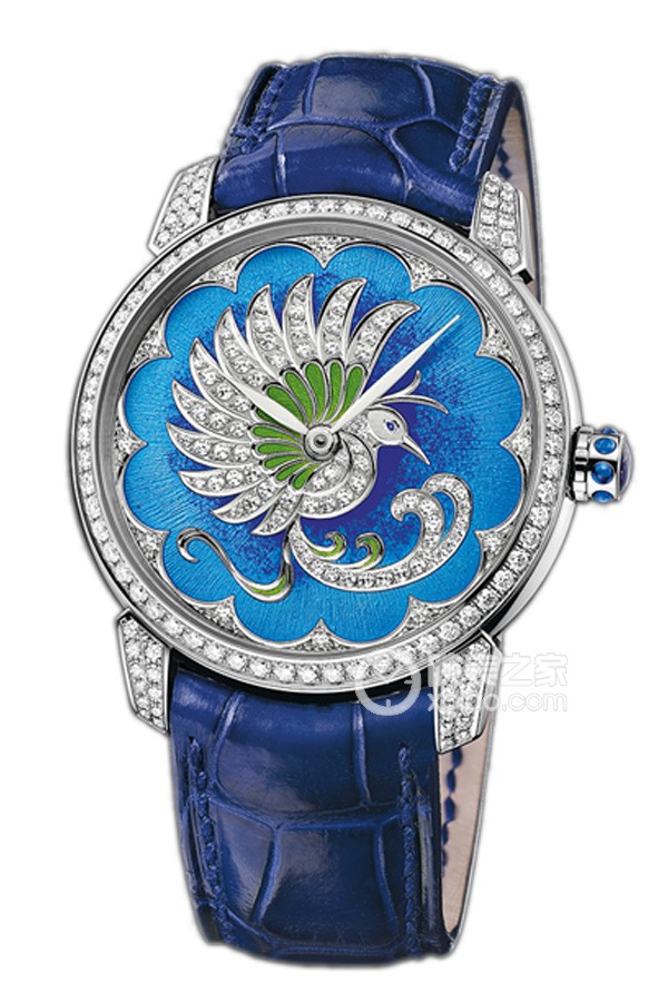 Ulysse Nardin 8150-112-2/pb Automatic mechanical, 18k white gold, 35mm