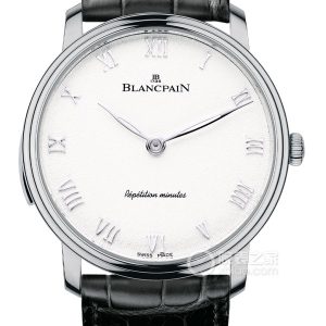 Blancpain Classic 6635-1542-55B Automatic machinery, 18k white gold, 40mm - Image 1