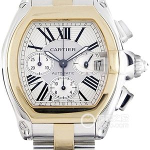Cartier sports car W62027Z1 Automatic machinery, gold-plated stainless steel, 44.32mm - Image 1