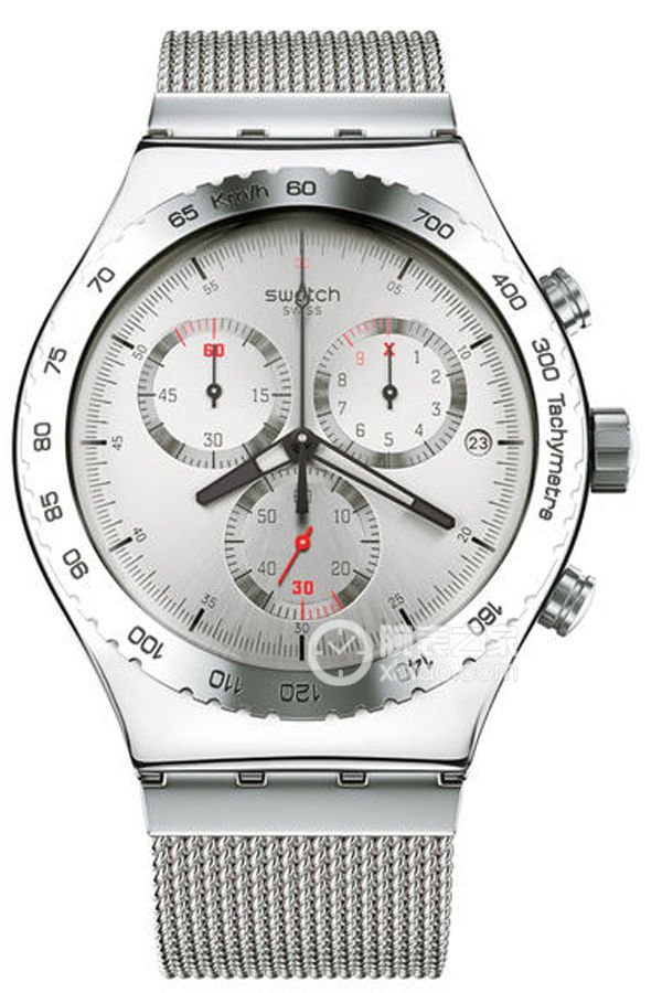 Swatch basic model YVS405G Quartz, Stainless Steel