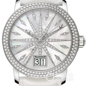 Blancpain Women's Wear 2850-3554-52B Automatic mechanical design, 18k white gold set with diamonds, 40.00mm - Image 1