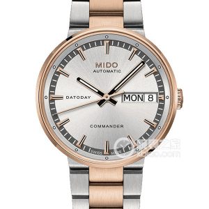 Mido Commander M014.230.22.031.00 Automatic machinery, stainless steel gold-plated, vacuum ion plating, 33mm - Image 1